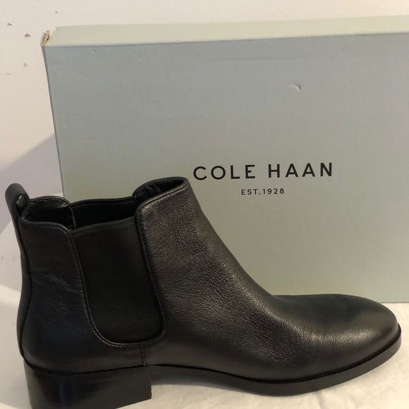 Women's Cole Haan Leather Landsman Ankle Boot - Picture 2 of 5